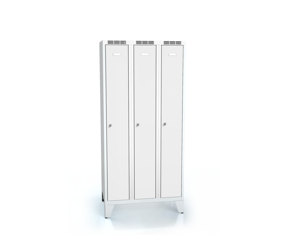 Cloakroom locker reduced height ALSIN with feet 1620 x 750 x 500